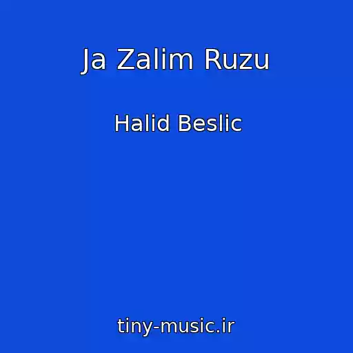 کاور آهنگ Ja Zalim Ruzu از Halid Beslic