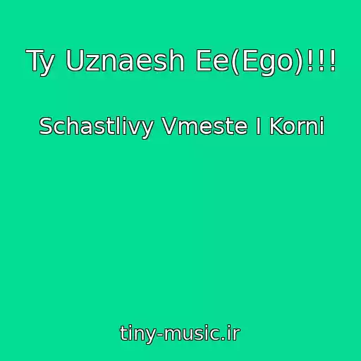 کاور آهنگ Ty Uznaesh Ee(Ego)!!! از Schastlivy Vmeste I Korni