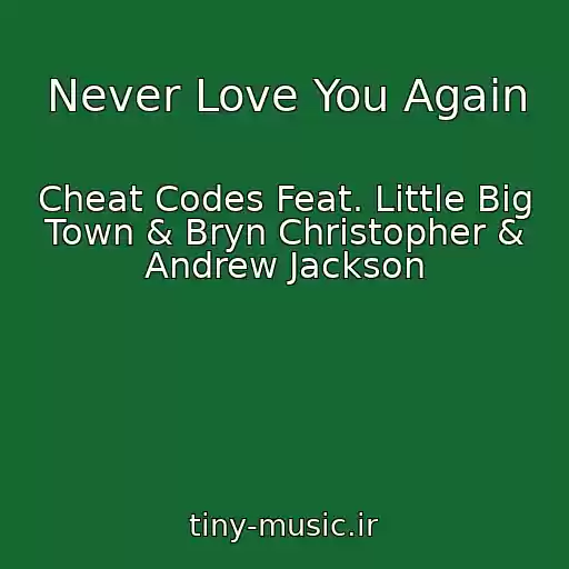 کاور آهنگ Never Love You Again از Cheat Codes Feat. Little Big Town & Bryn Christopher & Andrew Jackson