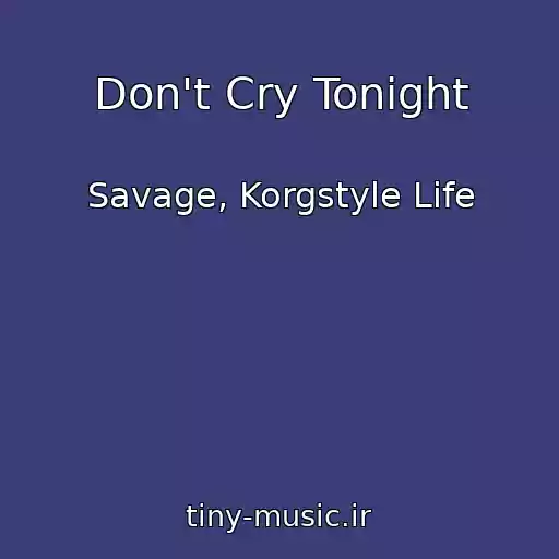 کاور آهنگ Don't Cry Tonight از Savage, Korgstyle Life
