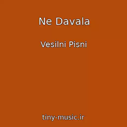 کاور آهنگ Ne Davala از Vesіlnі Pіsnі