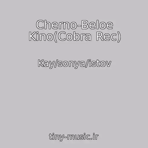 کاور آهنگ Cherno-Beloe Kino(Cobra Rec) از Kay/sonya/istov