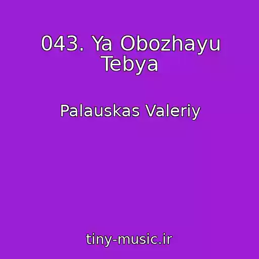 کاور آهنگ 043. Ya Obozhayu Tebya از Palauskas Valeriy