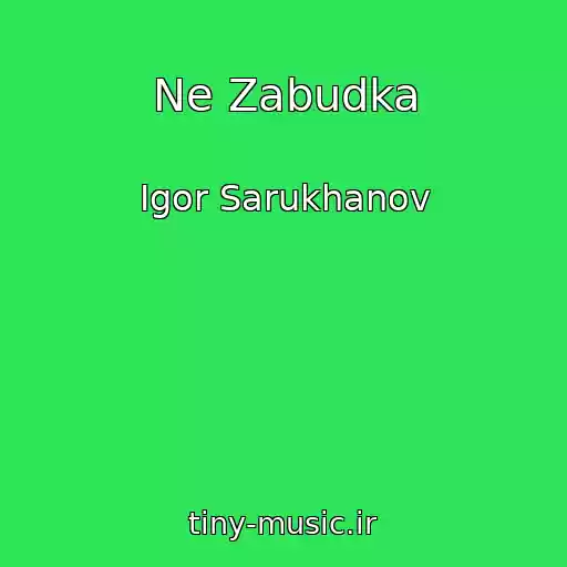 کاور آهنگ Ne Zabudka از Igor Sarukhanov