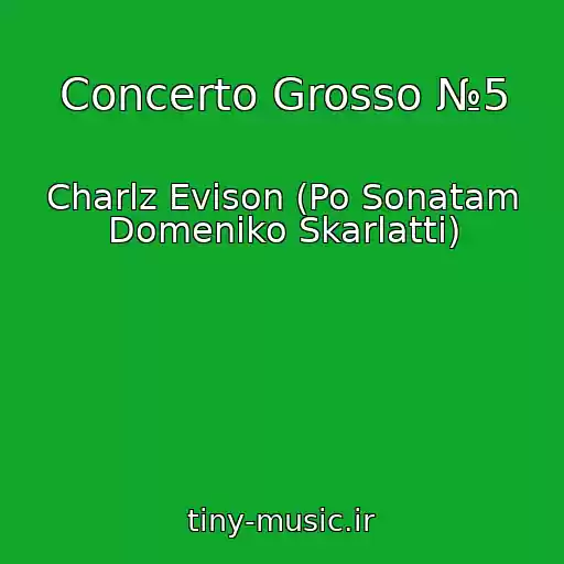 کاور آهنگ Concerto Grosso №5 از Charlz Evison (Po Sonatam Domeniko Skarlatti)
