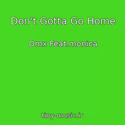 کاور آهنگ Don't Gotta Go Home از Dmx Feat.monica