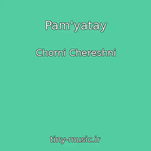 کاور آهنگ Pam'yatay از Chornі Chereshnі