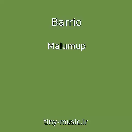 کاور آهنگ Barrio از Malumup