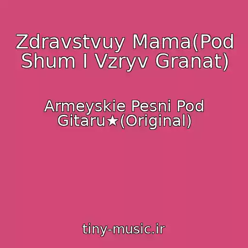 کاور آهنگ Zdravstvuy Mama(Pod Shum I Vzryv Granat) از Armeyskie Pesni Pod Gitaru★(Original)