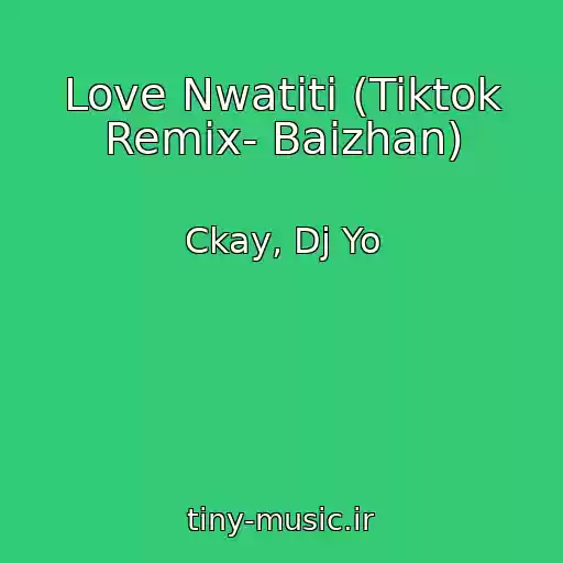 کاور آهنگ Love Nwatiti (Tiktok Remix- Baizhan) از Ckay, Dj Yo