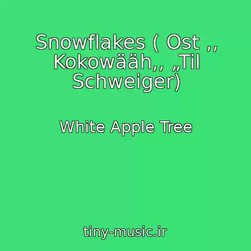 کاور آهنگ Snowflakes ( Ost ,, Kokowääh,, „Til Schweiger) از White Apple Tree