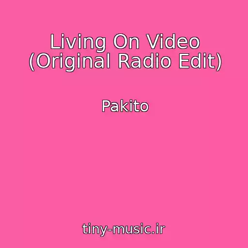 کاور آهنگ Living On Video (Original Radio Edit) از Pakito