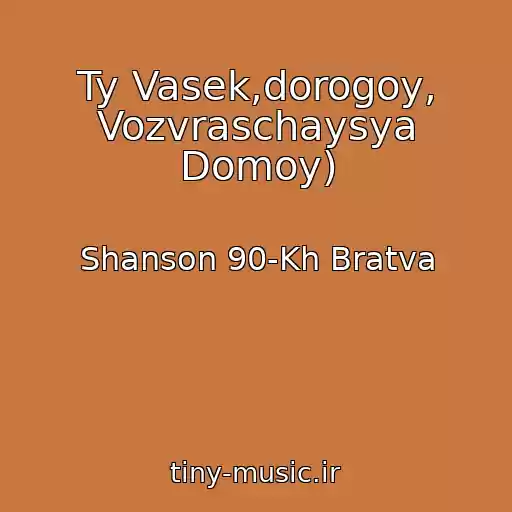 کاور آهنگ Ty Vasek,dorogoy, Vozvraschaysya Domoy) از Shanson 90-Kh Bratva