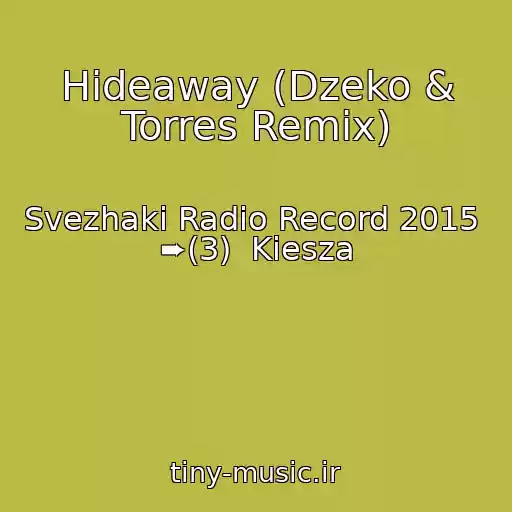 کاور آهنگ Hideaway (Dzeko & Torres Remix) از Svezhaki Radio Record 2015  ➨(3)  Kiesza
