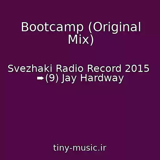 کاور آهنگ Bootcamp (Original Mix) از Svezhaki Radio Record 2015  ➨(9) Jay Hardway