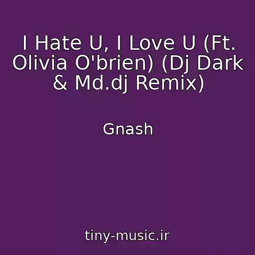 کاور آهنگ I Hate U, I Love U (Ft. Olivia O'brien) (Dj Dark & Md.dj Remix) از Gnash