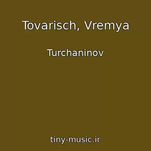 کاور آهنگ Tovarisch, Vremya از Turchaninov