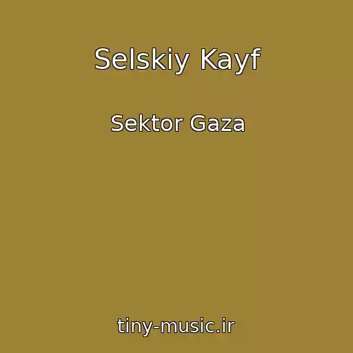 کاور آهنگ Selskiy Kayf از Sektor Gaza