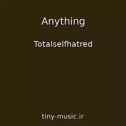کاور آهنگ Anything از Totalselfhatred