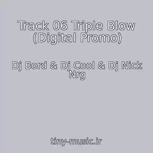کاور آهنگ Track 06 Triple Blow (Digital Promo) از Dj Bord & Dj Cool & Dj Nick Nrg
