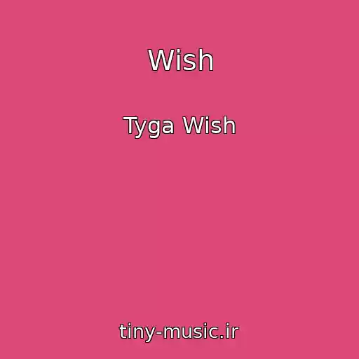 کاور آهنگ Wish از Tyga Wish