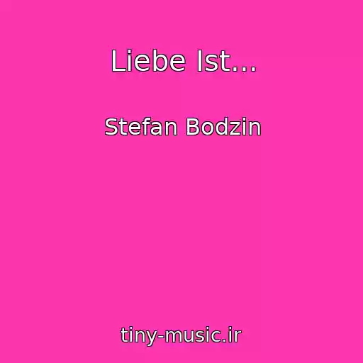 کاور آهنگ Liebe Ist... از Stefan Bodzin
