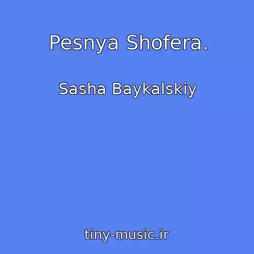 کاور آهنگ Pesnya Shofera. از Sasha Baykalskiy