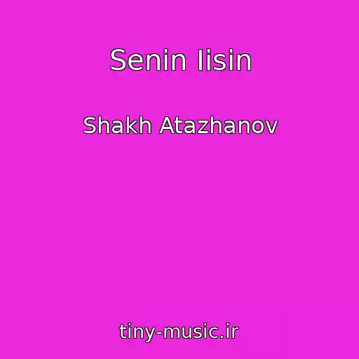 کاور آهنگ Senin Iisin از Shakh Atazhanov
