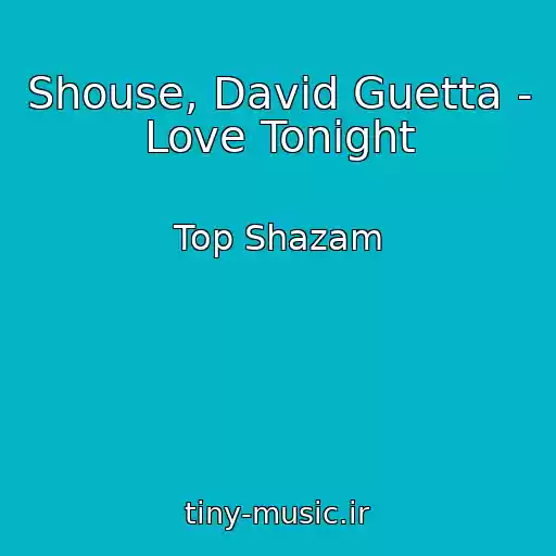 کاور آهنگ Shouse, David Guetta - Love Tonight از Top Shazam