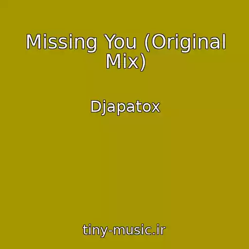 کاور آهنگ Missing You (Original Mix) از Djapatox