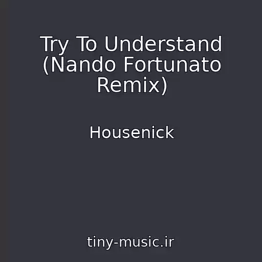 کاور آهنگ Try To Understand (Nando Fortunato Remix) از Housenick
