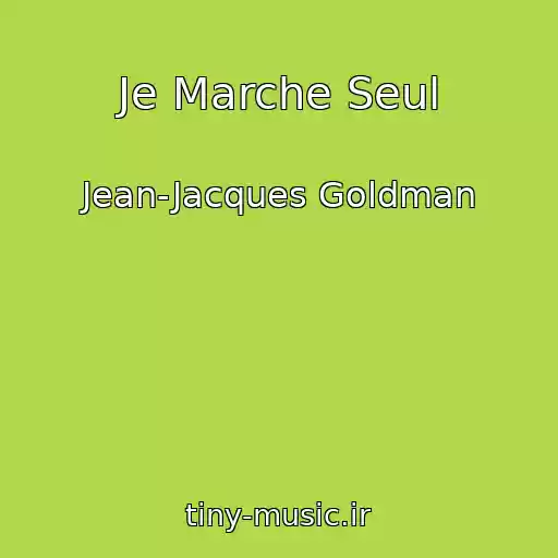 کاور آهنگ Je Marche Seul از Jean-Jacques Goldman