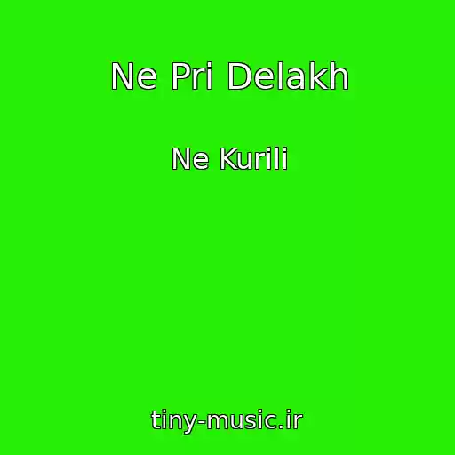 کاور آهنگ Ne Pri Delakh از Ne Kurili
