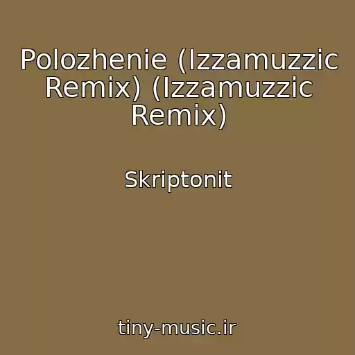 کاور آهنگ Polozhenie (Izzamuzzic Remix) (Izzamuzzic Remix) از Skriptonit