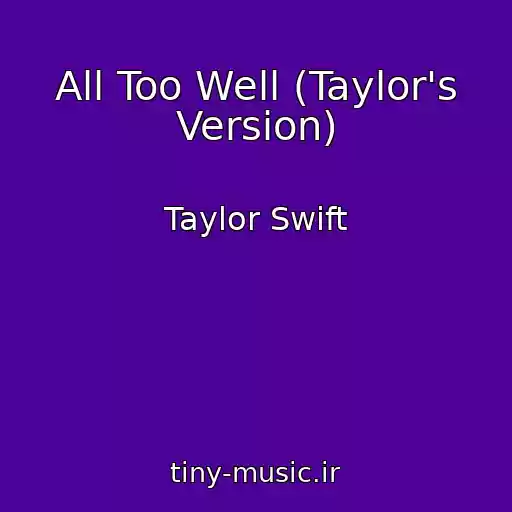 کاور آهنگ All Too Well (Taylor's Version) از Taylor Swift