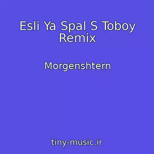 کاور آهنگ Esli Ya Spal S Toboy Remix از Morgenshtern
