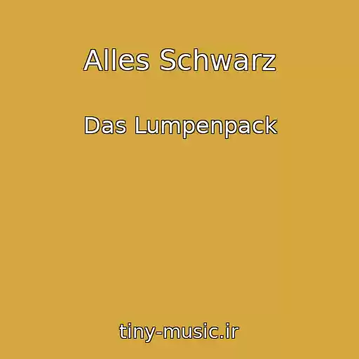 کاور آهنگ Alles Schwarz از Das Lumpenpack