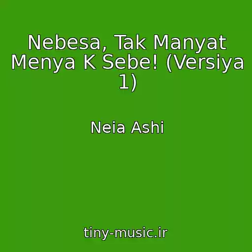 کاور آهنگ Nebesa, Tak Manyat Menya K Sebe! (Versiya 1) از Neia Ashi