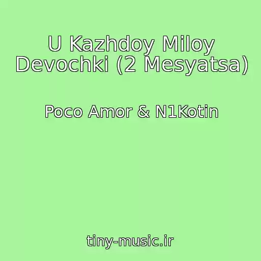 کاور آهنگ U Kazhdoy Miloy Devochki (2 Mesyatsa) از Poco Amor & N1Kotin