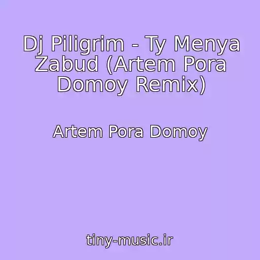 کاور آهنگ Dj Piligrim - Ty Menya Zabud (Artem Pora Domoy Remix) از Artem Pora Domoy