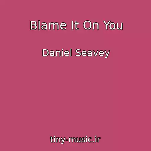کاور آهنگ Blame It On You از Daniel Seavey