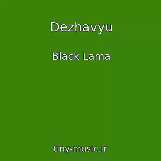 کاور آهنگ Dezhavyu از Black Lama