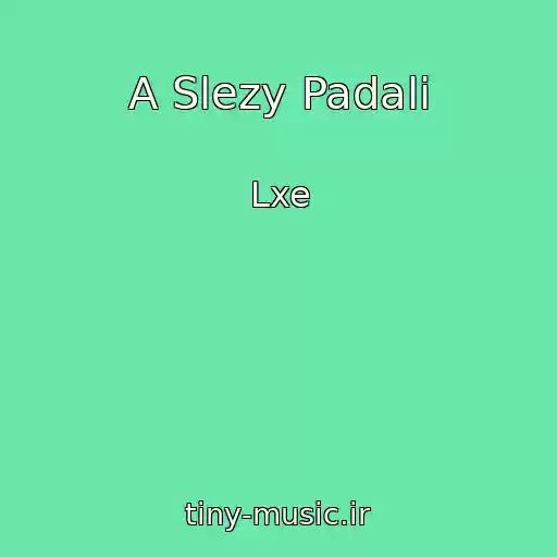کاور آهنگ A Slezy Padali از Lxe