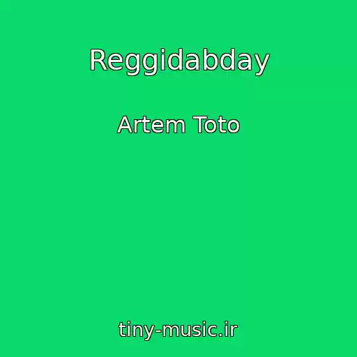 کاور آهنگ Reggidabday از Artem Toto