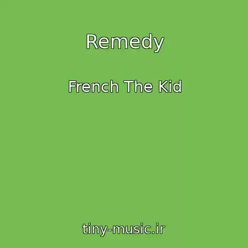 کاور آهنگ Remedy از French The Kid