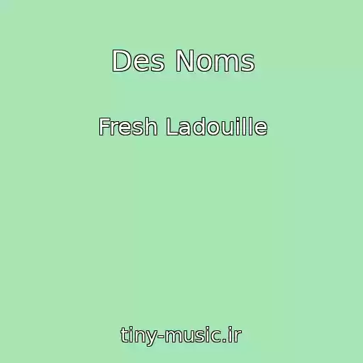 کاور آهنگ Des Noms از Fresh Ladouille