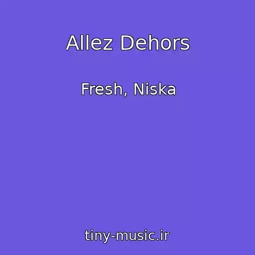 کاور آهنگ Allez Dehors از Fresh, Niska