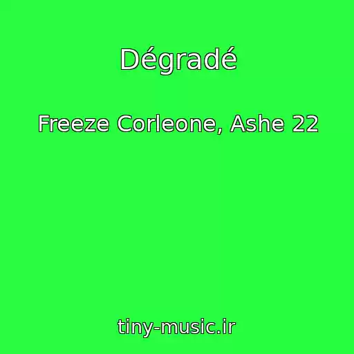 کاور آهنگ Dégradé از Freeze Corleone, Ashe 22