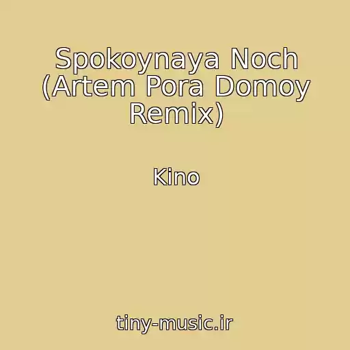 کاور آهنگ Spokoynaya Noch (Artem Pora Domoy Remix) از Kino