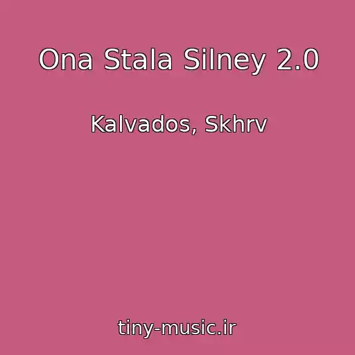 کاور آهنگ Ona Stala Silney 2.0 از Kalvados, Skhrv